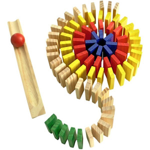 Dominová dráha - Kostky barevné, 400ks (2Kids Toys)