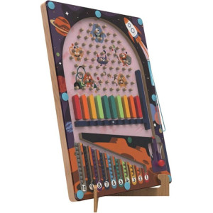 Motorický labyrint - Magnetická hra, Pinball Vesmír 2v1 (2Kids Toys)