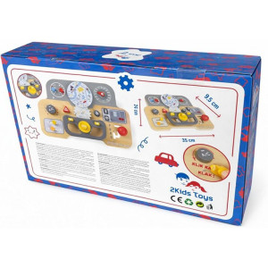 Motorická deska - Activity board Auto moderní (2Kids Toys)