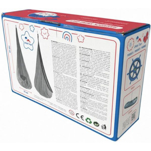 Houpačka - Závěsný houpací vak šedý (2Kids Toys)