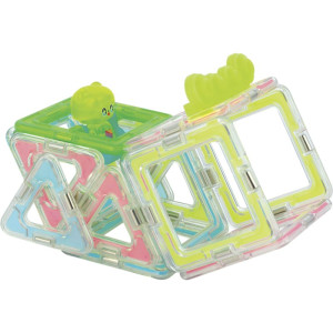 Magformers - Glowing set, 20 dílků