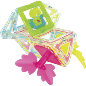 Magformers - Glowing set, 20 dílků