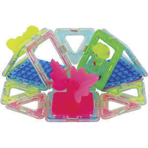 Magformers - Glowing set, 20 dílků