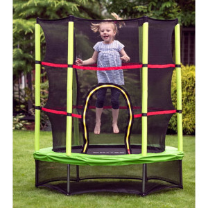 Trampolína - Zelenočerná se sítí, průměr 140cm (Cross)