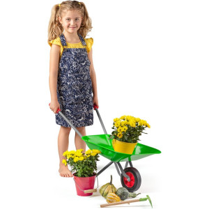 Zahradní kolečko - Kovové, zelené (Cross)