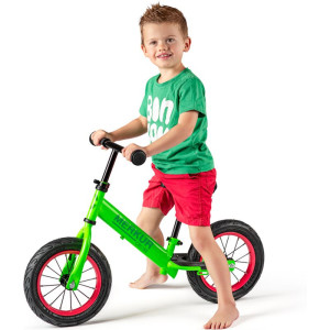 Odrážedlo - Kolo odrážecí, Zelené s bantamy kovové (Cross)