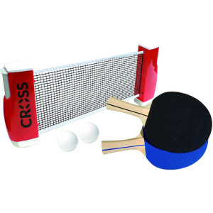 Stolní tenis - Set, Univerzální síťka a pálky (Cross)