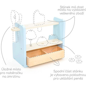 Prodejna - Stánek se zmrzlinou dřevěný (UMU)