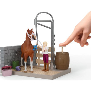 Schleich - Jezdecký klub, Sofiin mycí box pro koně