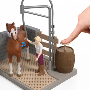 Schleich - Jezdecký klub, Sofiin mycí box pro koně