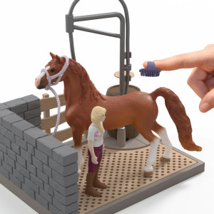 Schleich - Jezdecký klub, Sofiin mycí box pro koně