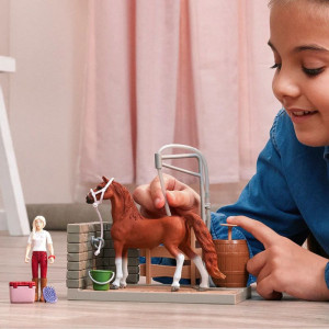 Schleich - Jezdecký klub, Sofiin mycí box pro koně