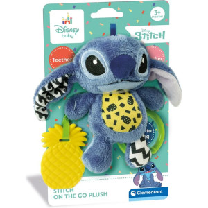 Hračka závěsná - Plyšový STITCH s kousátkem (Clementoni)