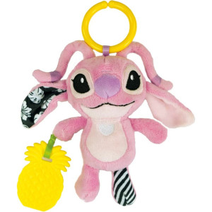 Hračka závěsná - Plyšový STITCH ANGEL s kousátkem (Clementoni)