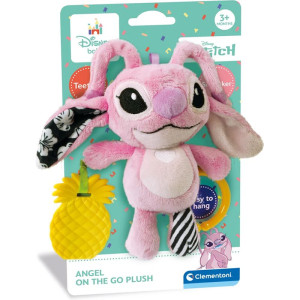 Hračka závěsná - Plyšový STITCH ANGEL s kousátkem (Clementoni)