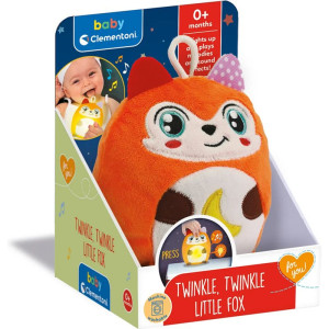 Plyšová hračka - Interaktivní liška s nočním světlem (Clementoni)