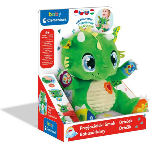Plyšová hračka - Interaktivní drak CZ, SK, PL, HU (Clementoni)