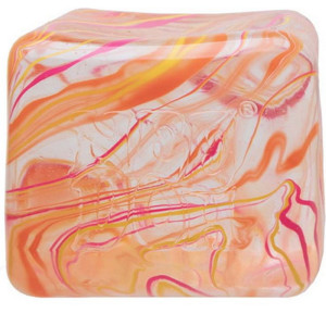 Schylling NeeDoh - Mačkací velká kostka Nice Berg Swirl, 1 ks