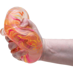 Schylling NeeDoh - Mačkací velká kostka Nice Berg Swirl, 1 ks