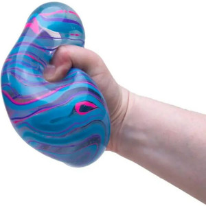 Schylling NeeDoh - Mačkací velká kostka Nice Berg Swirl, 1 ks