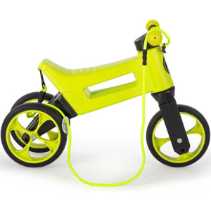 Odrážedlo - FUNNY WHEELS Rider SuperSport 2v1 zelené s popruhem a tichými koly