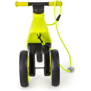 Odrážedlo - FUNNY WHEELS Rider SuperSport 2v1 zelené s popruhem a tichými koly