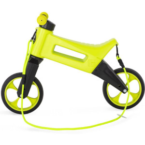 Odrážedlo - FUNNY WHEELS Rider SuperSport 2v1 zelené s popruhem a tichými koly