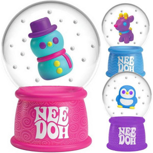 Schylling NeeDoh - Mačkací sněhová koule vánoční, 1ks