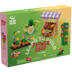 Plus-Plus stavebnice - 600ks Nauč se stavět Květinářství