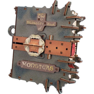 3D mechanický model - The Monster Book of Monsters, Harry Potter (Ugears)