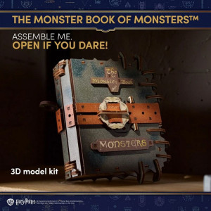 3D mechanický model - The Monster Book of Monsters, Harry Potter (Ugears)