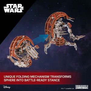 3D mechanický model - Star Wars, Droideka (Ugears)