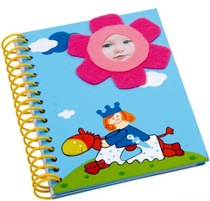 Notýsek - Malý s fotkou, Modrý, Princ na koni (Legler)