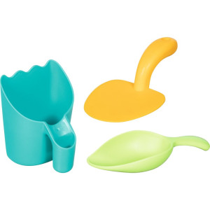 Hračka na písek - Set, Lopatky bioplast 3ks (Goki)