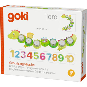 Dekorace - Svícen narozeninový Drak Taro (Goki)