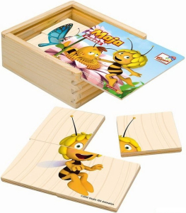 Skládací obrázky - První puzzle Včelka Mája, 16ks (Bino)