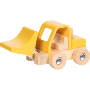 Auto - Dřevěný nakladač žlutý (Goki)