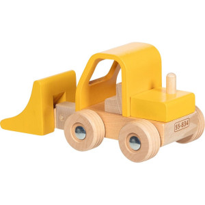 Auto - Dřevěný nakladač žlutý (Goki)