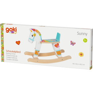 Houpadlo - Houpací kůň, Sunny dřevěný (Goki)