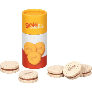 Prodejna - Zboží, Sušenky v tubě dřevěné (Goki)