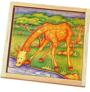 Puzzle pro nejmenší - Na desce, Žirafa (Voila)