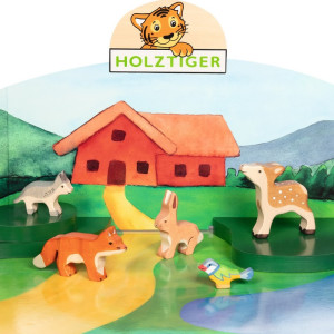 Holztiger - Set, Zvířátka z lesa