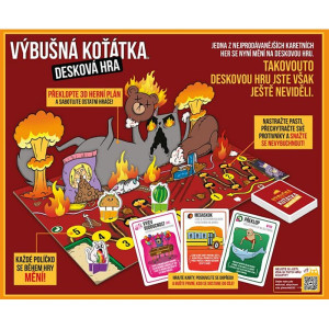 Společenská hra - Výbušná koťátka: Desková hra