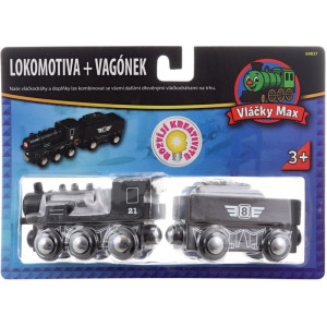 Vláčkodráha vláček - Souprava na uhlí (Maxim)