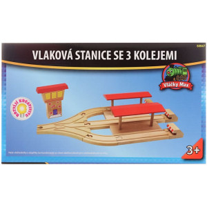 Vláčkodráha zastávka - Vlaková stanice se 3 kolejemi (Maxim)