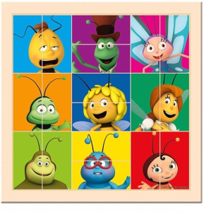 Skládací obrázky - Včelka Mája hlavičky (Bino)