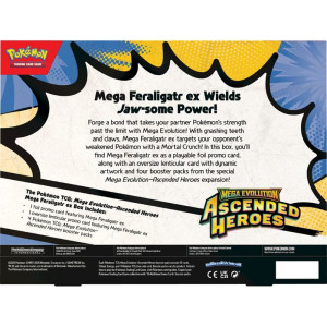Pokémon TCG: ME02.5 Ascended Heroes Mega Feraligatr ex Box