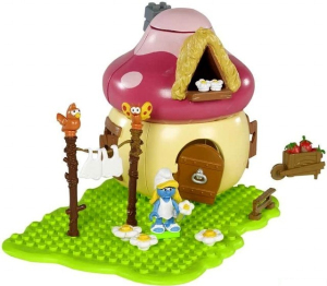 Mega Bloks - Šmoulové, Stavebnice Šmoulinka s domečkem