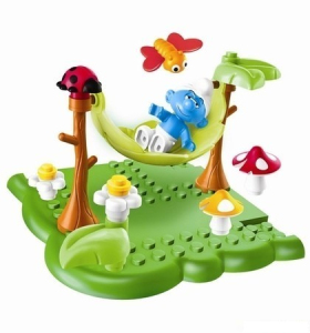 Mega Bloks - Šmoulové, Stavebnice Šmoula Lenoch