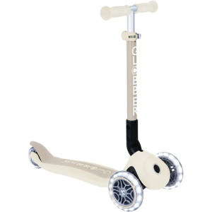 Koloběžka Globber - Junior Foldable Lights Ecologic, Coconut